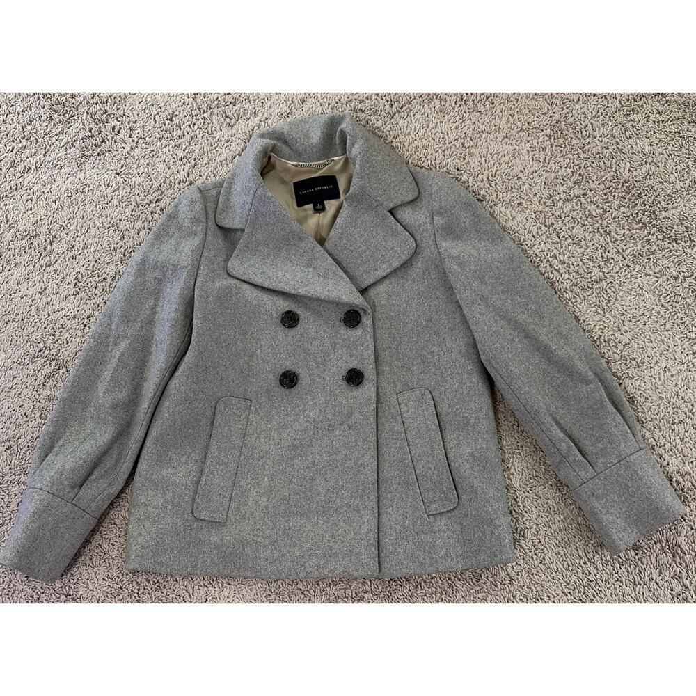 Women's Banana Republic Coat, Gray, Small